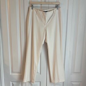 Ann Taylor Cream Trouser. Size 12 Petite